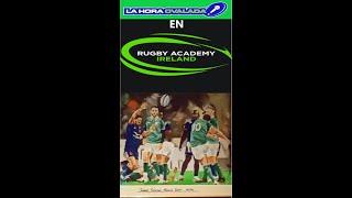 Nacho de Erasmus en la Rugby Academy Ireland - Leinster.