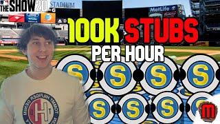 The *FASTEST* EASIEST STUB METHOD(100K AN HOUR)!!MLB The Show 20 Diamond Dynasty