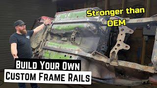 How I Built Custom Frame Rails For My Datsun 280z Project