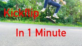 KICKFLIP LERNEN in 1 Minute!