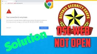 DSC WEB NOT OPEN(SOLUTION), dsc web nhin khul raha kr dijiye yeh setting open ho jayega.