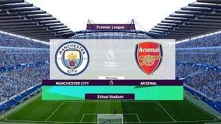 Manchester City vs Arsenal | Etihad Stadium | 2021-22 Premier League | PES 2021