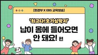 [환경부xEBS교육방송] '최고다! 호기심딱지' 납이 몸에 들어오면 안 돼요!