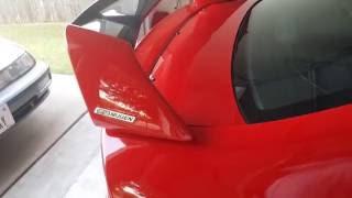 07 civic si sedan mugen rr wing install