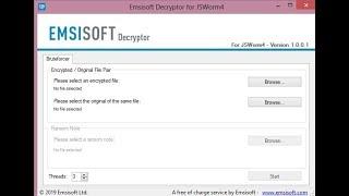 Knockout - Decryptor for JSWORM 4.0 Ransomware Released