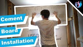 How to install durock cement board in shower | Easy DIY installation