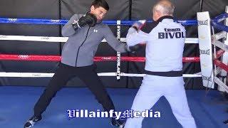 DMITRY BIVOL DISPLAYS HIS TECHNIQUE & POWER AHEAD OF MARCH 3RD, LOOKING PRIMED & EXPLOSIVE FOR HBO