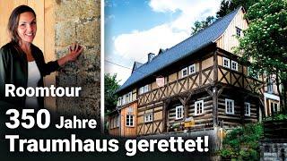 350 Jahre Umgebinde-Haus überrascht hinter jeder Tür! 100% Naturbaustoffe | ROOMTOUR