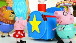 Zoológico de Brinquedo da Peppa Pig — Vídeo Educativo Para Crianças!