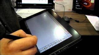 Fujitsu Stylistic Q550 CeBIT Hands on video review (13min HD)