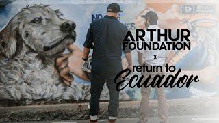 They painted Arthur on a wall! (watch until the end) | VLOG TRES