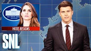 Weekend Update on Hope Hicks's Resignation - SNL