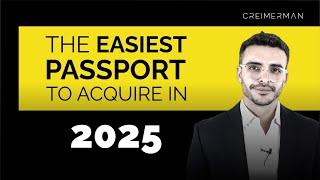 How to Get the Easiest Passport Without Investment in 2025 | Fastest & Easiest Citizenship