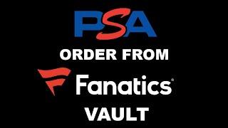 125 PSA Sports Card Return from Fanatics PWCC Vault