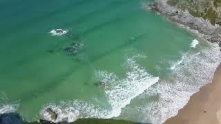 Lusty Glaze Beach - A Complete Drone Tour