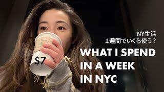 【#英語トーク】What I Spend in a Week as a 26 y/o in NYC | NY生活、1週間でいくら使う？#Vlog