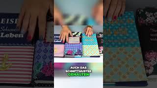 Einfache DIY Buchhüllen: Nähen für Anfänger #youtubecreatorcommunity