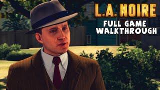 LA NOIRE - FULL GAME (ALL CASES) - 5 Star Walkthrough - No Commentary