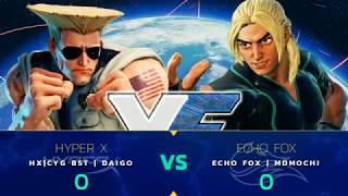 SFV: HX | CYG BST | Daigo vs. Echo Fox | Momochi - Capcom Cup 2017 - CPT2017