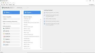 INTRODUCTION TO INTERFACE OF GEO STUDIO