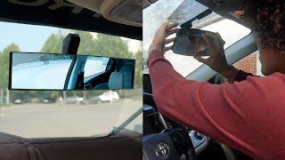 Car Rearview Mirror 12 Inch Panoramic Wide Angle Anti-Glare Review