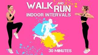 30-Minute Indoor Walk & Run WorkoutCardio Intervals for Maximum Fat BurnFast Weight Loss