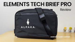 Alpaka Elements Tech Brief Pro Review - 3 Different Ways You Can Wear This Bag, It's Amazing