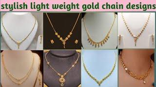 beautiful new gold chain designs//simple stylish gold pendant styles #gold#necklace