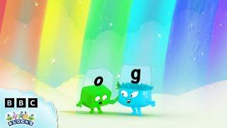  Rainbows and Colours with the Alphablocks  | Learn to Write | @officialalphablocks