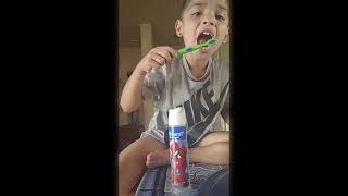 Brushing 101 Watch My Grandson's Toothbrush Tutorial! By Letitia Montoya