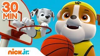 PAW Patrol FUN Sports Adventures!  w/ Marshall, Rubble & Skye | 30 Minute Compilation | Nick Jr.