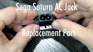 Sega Saturn AC Socket Replacement Part - Forbidden 3D Prints