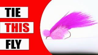 Tying and fishing the Pink Lure #flytying #flyfishing #luresfishing