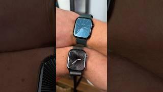 New Apple Watch Series 10 in Titanium and Jet Black Aluminum! Which watch you like better?