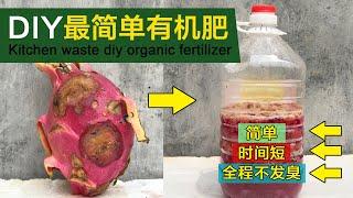 自制简单、快速、不发臭的有机肥方法｜DIY-the method of organic fertilizer without stink