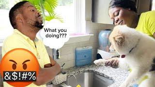 WASHING TOBY FOOT IN THE KITCHEN SINK **prank**