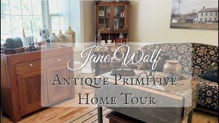 Antique Primitive Home Tour 2024 Fall Autumn ~ Decorating With Antiques and Primitives