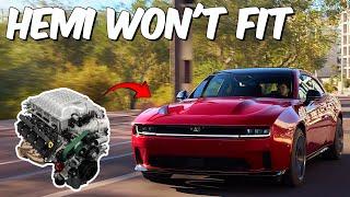 The Hemi V8 Engine Won't Fit Into The New Dodge Charger Daytona - Here's Why!