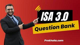 ISA 3.0 Question Bank | Strategy to Clear DISA in 1st Attempt in less time