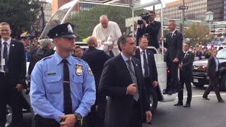 POPE FRANCIS MEETS BABY POPE