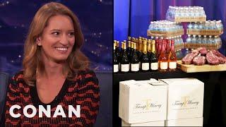 Katy Tur On Trump’s Bizarre Press Conference About Steak | CONAN on TBS