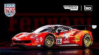 1:64 Ferrari 488 GT3 Bathurst 12H 2017 Winner by Tarmac Works & IXO Models. Unboxing and Review