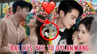 "Dylan Wang STUNS Fans with Proposal to Bai Lu – The Unexpected ENGAGEMENT Everyone's Talking About!