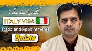 Visa Ratio of Italy from Pakistan in 2024 and Current Italy Study Visa Appointments Update for 2025