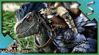 ARK DEINONYCHUS FIRST LOOK! PACK BONUS & LATCHING MECHANIC SHOWCASE! - Ark: Valguero [DLC Gameplay]