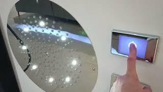 BOSSINI electronic shower with light