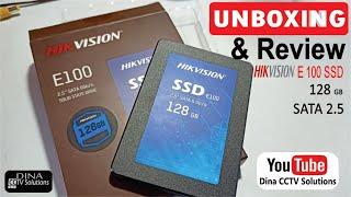 Hikvision E100 SSD  | Unbox & Review| 128 GB SSD | Fast & Cheap SSD | by Dina CCTV Solutions