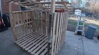 Building a Chicken Coop out of Pallets | Part 1