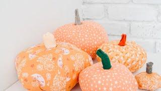 How to Sew a Fabric Pumpkin with a Pumpkin Sewing Pattern