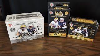 2022 Wild Card Matte Football Draft Picks Blasters, Hanger - Sweet Inserts!